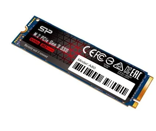 Alternative view of Silicon Power P34A80 1TB PCIe M.2 NVMe SSD 3400/3000MB/s