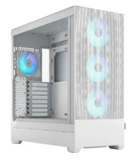 Fractal Design кутия Pop XL Air RGB бял TG Clear Tint