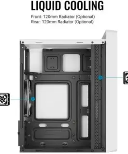 AeroCool кутия за компютър CS-109 RGB USB 3.0 Mini Tower бял