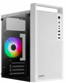AeroCool кутия за компютър CS-109 RGB USB 3.0 Mini Tower бял