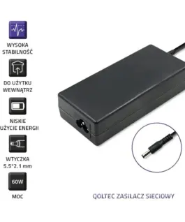 Qoltec Plug-in захранващ блок 60W 12V