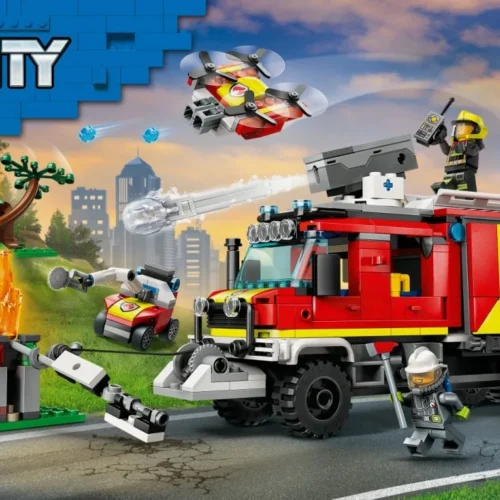 Alternative view of LEGO LEGO City Fire Command Truck (60374)