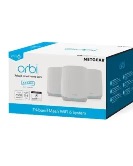 Alternative view of Netgear System Wifi 6 Orbi RBK763S AX5400 3-pack