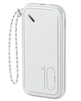 USAMS външна батерия PB56 10000mAh 2xUSB бял