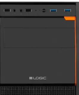 Alternative view of Logic Concept Компютър case J23 midi tower ATX USB 3.0 x 2 черен