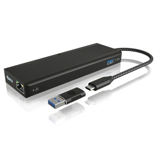 IcyBox ICY BOX IB-DK4080AC 9in1 Dual Video