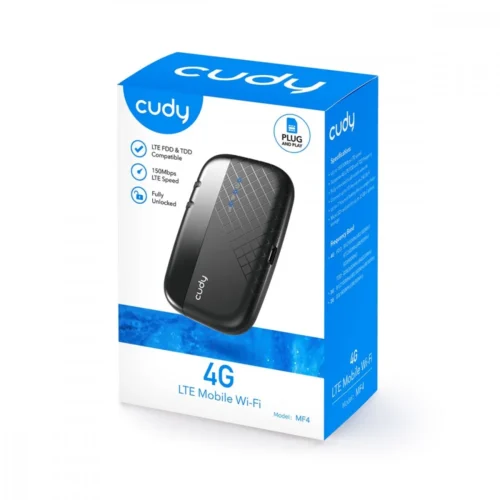 Alternative view of Cudy Router Mobile MF4 4G LTE SIM WiFi N150