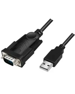 LogiLink USB адаптер to DB9 port черен 1.5m