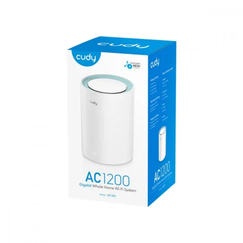 Alternative view of Cudy System WiFi Mesh M1300 (1-Pack) AC1200