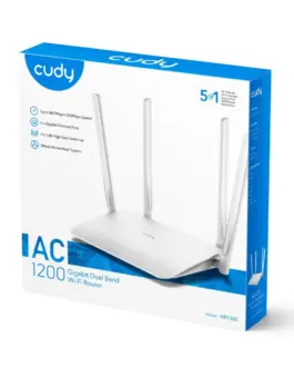 Alternative view of Cudy Router WR1300 Mesh Gigabit WiFi AC1200