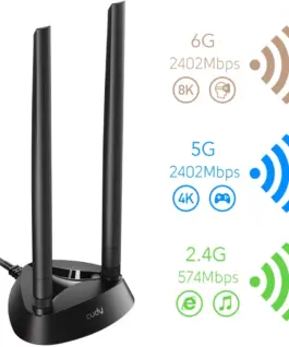 Alternative view of Cudy Network адаптер WE4000 WiFi AX5400 PCI-E