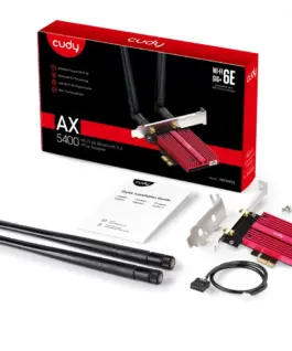 Alternative view of Cudy Network адаптер WE3000S WiFi AX5400 PCI-E