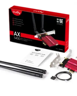 Alternative view of Cudy Network адаптер WE3000S WiFi AX5400 PCI-E