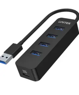 Unitek HUB USB-A; 4x USB 3.1L Active; 10W; H1117A