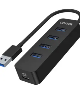 Unitek HUB USB-A; 4x USB 3.1L Active; 10W; H1117A