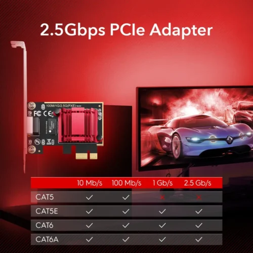 Alternative view of Cudy Network адаптер PE25 2.5 Gb PCI-E