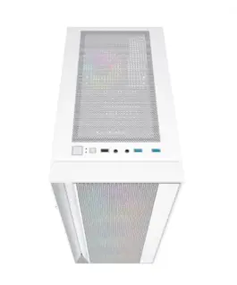 Gembird Компютър Case Midi Tower Fornax 4000 ARGB бял