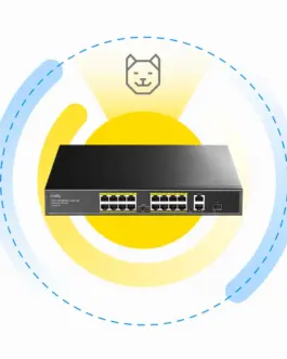 Alternative view of Cudy Switch FS1018PS1 16xFE PoE+ 200W 1xSFP