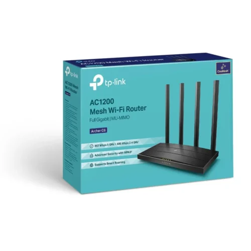 TP-LINK Router Archer C6 V4 AC1200 4LAN 1WAN