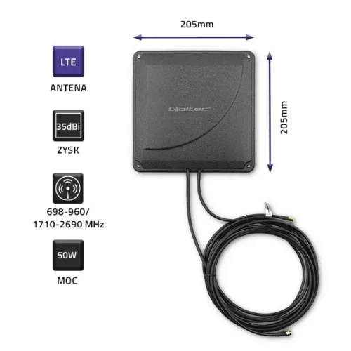 Qoltec Antenna 4G LTE DUAL MIMO booster