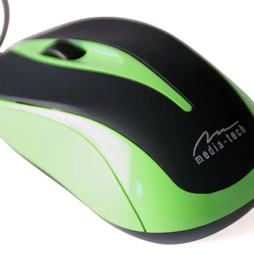 Media-Tech Wiчервен Optical Mouse 800dpi черен & зелен