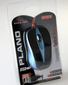 Alternative view of Media-Tech Optical мишка 800dpi черен-син MT1091