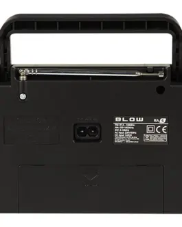 Alternative view of BLOW Portable analog radio AM/FM RA6