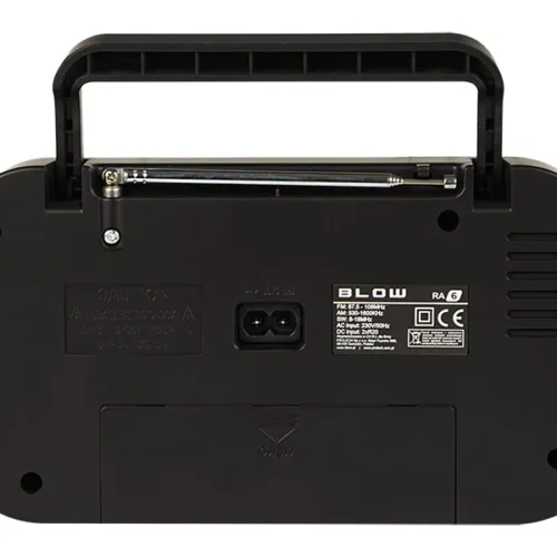 Alternative view of BLOW Portable analog radio AM/FM RA6