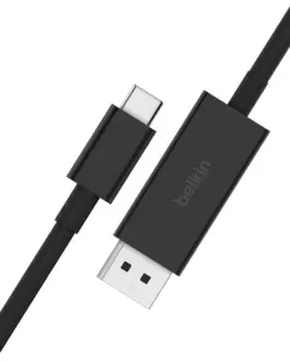 Alternative view of Belkin USB C to DisplayPort 1. 4 2m 8K 60Hz 4K 144Hz