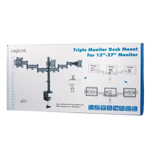 LogiLink Triple monitor desk mount