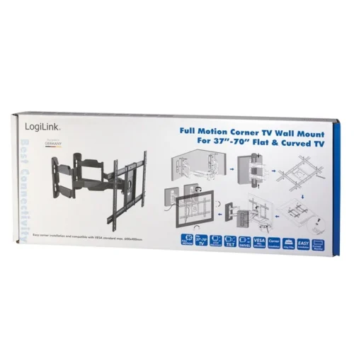 LogiLink TV corner wall mount