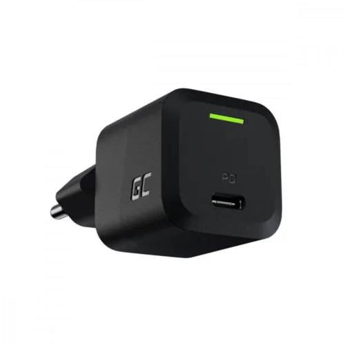 Green Cell зарядно GC PowerGaN 33W PD 3.0 QC 3.0 USB-C черен