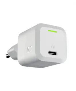 Green Cell зарядно PowerGaN 33W PD 3.0 QC 3.0 USB-C бял