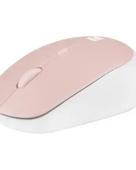 Natec Wireless мишка Harrier 2 бял-розов