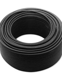 Qoltec Potovoltaic solar кабел 6mm2 100m черен