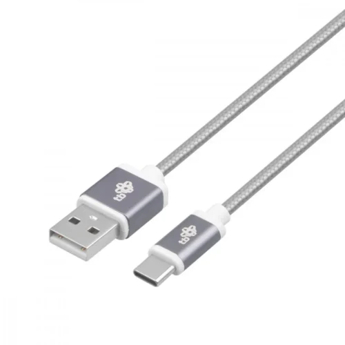 Alternative view of TB кабел USB - USB C 1.5 m gray tape premium