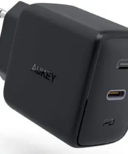 AUKEY зарядно PA-B2 Omnia GaN 1xUSB-C 61W Power Delivery 3.0 3A черен
