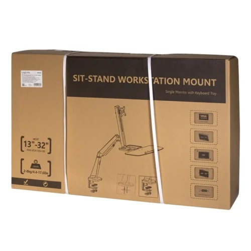 LogiLink Sit-stand работна станция monitor desk