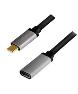 LogiLink USB-C M/F кабел 4K/60Hz  alu 0.5m