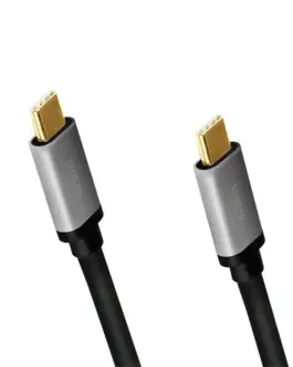 Alternative view of LogiLink USB-C M/M кабел, 4K/60Hz , PD, alu, 1m