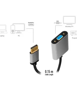 LogiLink Displayport to VGA adapt er