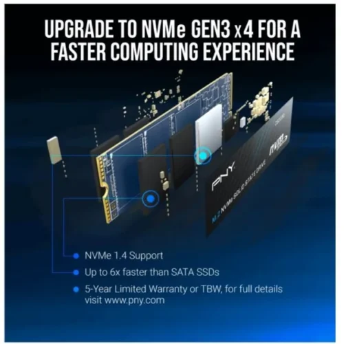 PNY SSD диск 1TB M.2 2280 CS2230 M280CS2230-1TB-RB