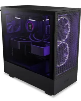 NZXT кутия за компютър H5 Flow with window черен