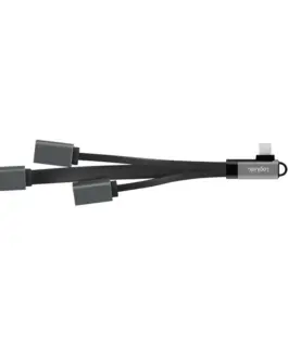 Alternative view of LogiLink USB3.2 Hub USB-C/M 90, to 3xUSB-A/F, 0.15m