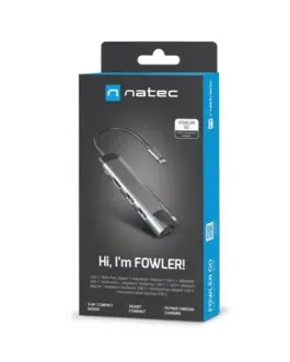 Alternative view of Natec Multi Port Fowler Go USB-C PD, 2x USB 3.0