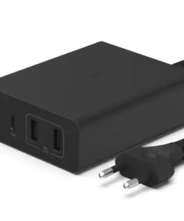 Belkin зарядно 108W 4-port GaN 2xUSB-A 2xUSB-C черен