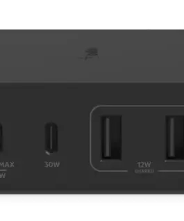 Belkin зарядно 108W 4-port GaN 2xUSB-A 2xUSB-C черен