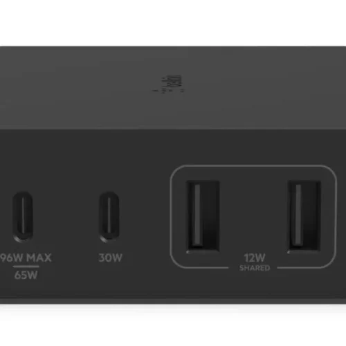 Belkin зарядно 108W 4-port GaN 2xUSB-A 2xUSB-C черен