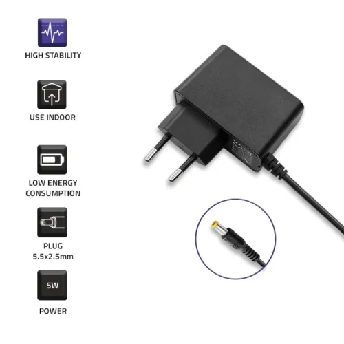 Qoltec Plug in захранващ блок 5W 5V