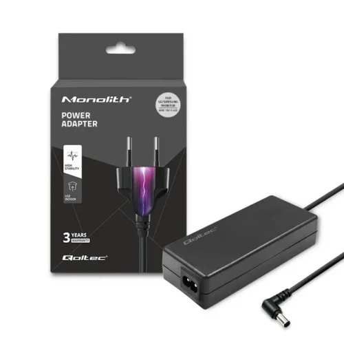 Qoltec Power адаптер for LG Samsung monitor 65W